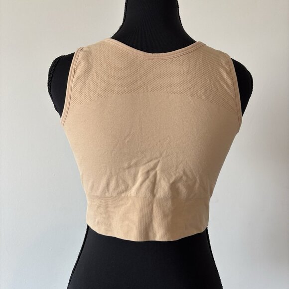 Prairie Wear Hugger Prima Bra Medium Beige Post Surgical NO CUPS INSERTS! - Picture 10 of 15